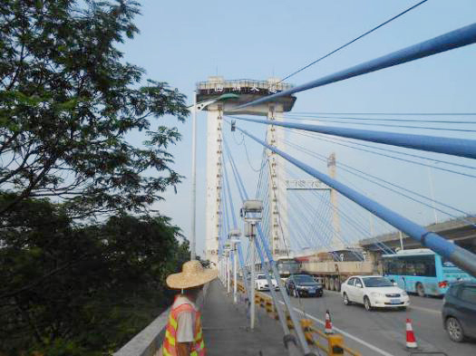 高贊、西樵大橋檢測(cè)
